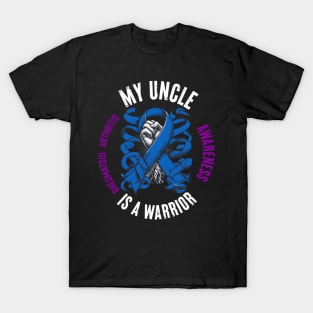 My Uncle Is Warrior Blue Rheumatoid hritis T-Shirt